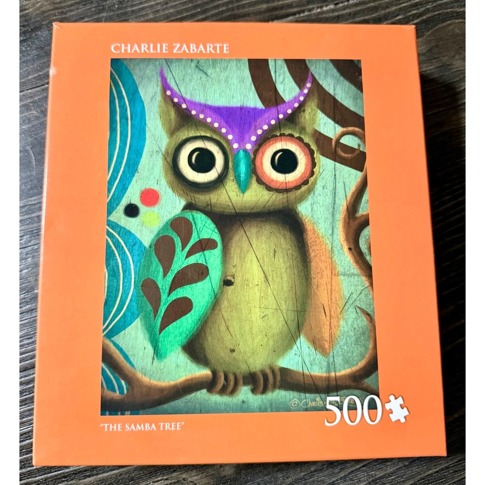 Charlie Zabarte The Samba Tree Puzzle 500 Piece Owl Art
